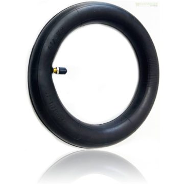   10 x 2.5 tömlős belső gumi rollerhez, babakocsihoz egyenes szeleppel