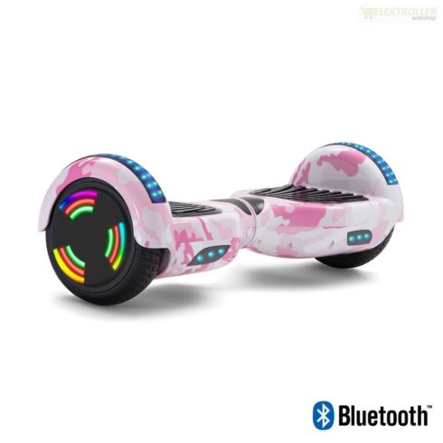 6,5" Hover board bluetooth-os mini segway táskával (pink)