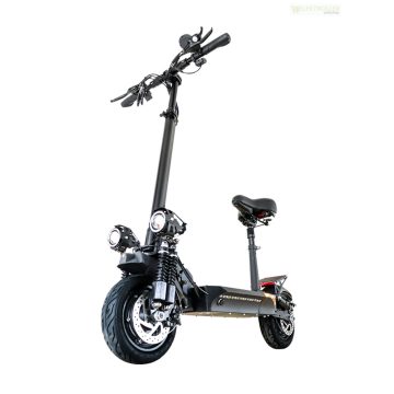   2400W Duál agymotoros elektromos roller üléssel 18Ah Lithium 2x1200W 48V 50km/h 60km