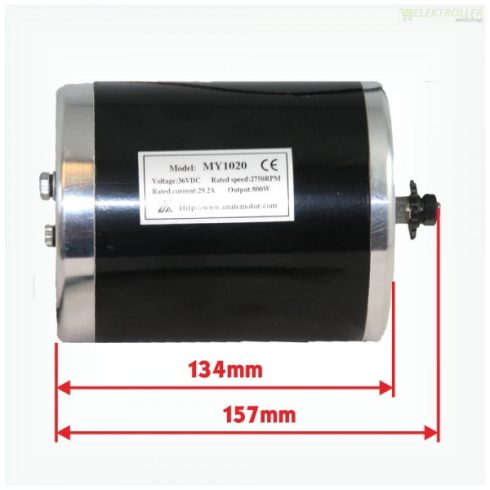 Elektromos szénkefés motor 36V 500W MY1020