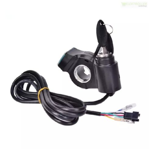 Elektromos roller hüvelykujjas univerzális kulcsos gázkar LCD kijelzővel 12-72V