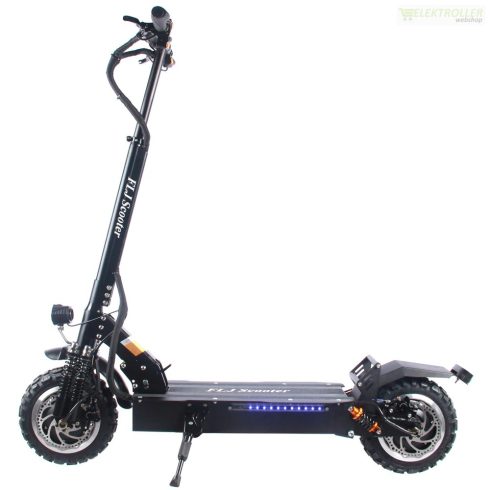 ER3200W összecsukható DUAL motoros elektromos roller 65Km/h 60V 32Ah ülés nélkül (fekete)