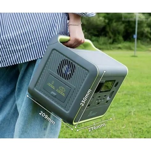 Hordozható szünetmentes kisteljesítményű áramforrás energiatároló állomás FOSSIBOT F800
