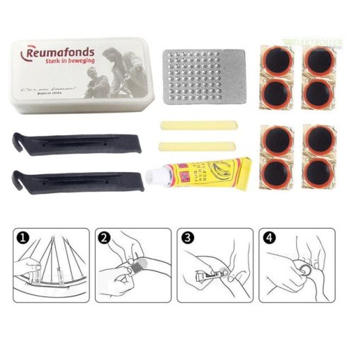 Gumijavító készlet