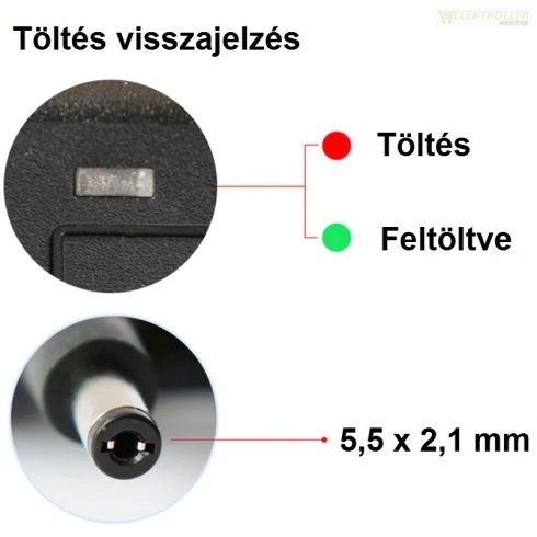 Lithium ion akkumulátor töltő 36V