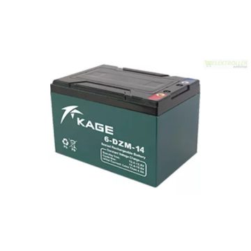   KAGE 12V 14Ah Ciklikus akkumulátor elektromos kerékpárba (csavaros)