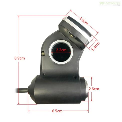 Elektromos roller kulcsos gázkar LCD kijelzővel 36V