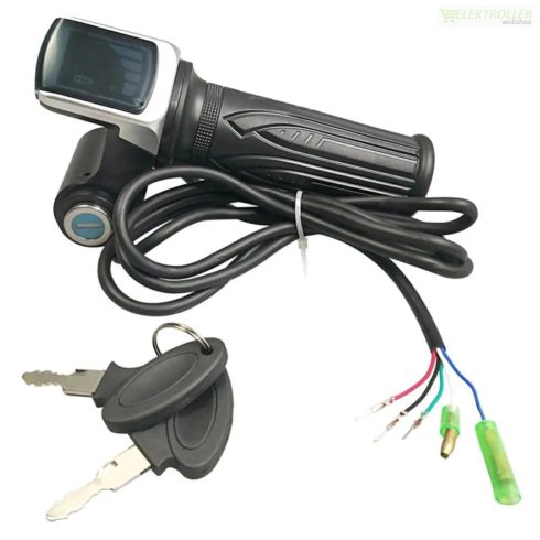 Elektromos roller kulcsos gázkar LCD kijelzővel 60V