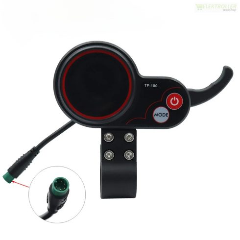 Elektromos roller hüvelykujjas gázkar színes LCD kijelzővel