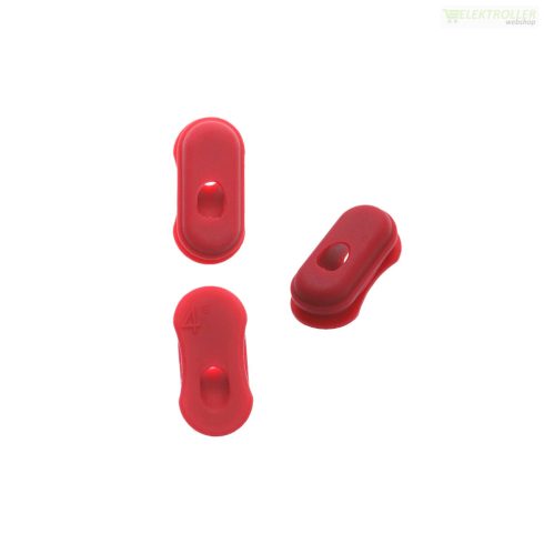 Xiaomi hosszú szimpla porvédő szilikon takaró dugó (piros)