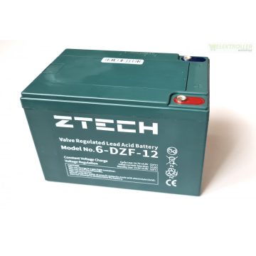   ZTECH 12V 12Ah Ciklikus akkumulátor elektromos kerékpárba (csavaros)