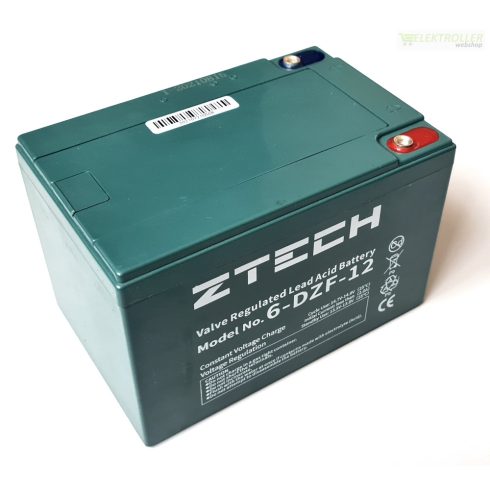 ZTECH 12V 12Ah Ciklikus akkumulátor elektromos kerékpárba (csavaros)